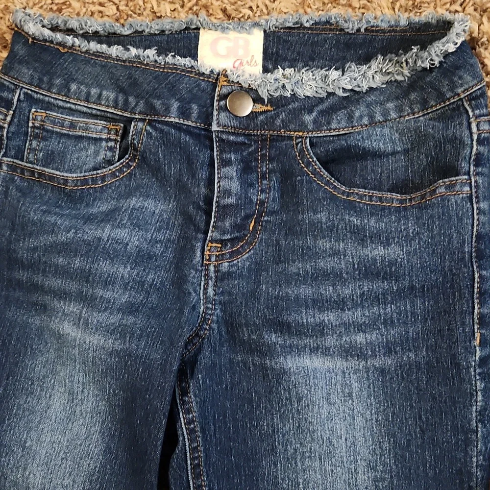 GB Girls Bell Bottom Jeans - Picture 3 of 5